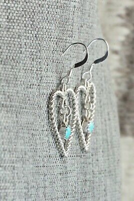 Turquoise & Sterling Silver Earrings - Sylvia Chee