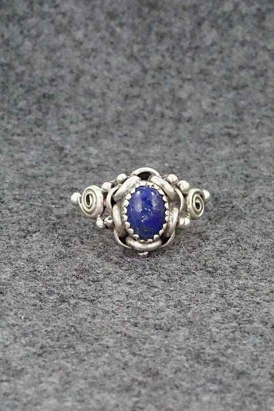 Lapis & Sterling Silver Ring - Maritta Martinez - Size 7.75
