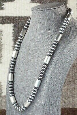 Sterling Silver Navajo Pearl Necklace - Tonisha Haley