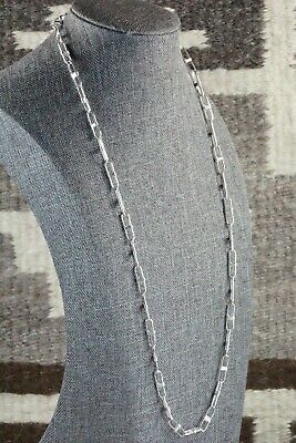 Navajo Sterling Silver Chain Necklace - Sally Shurley