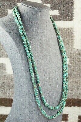 Turquoise & Sterling Silver Necklace - Navajo