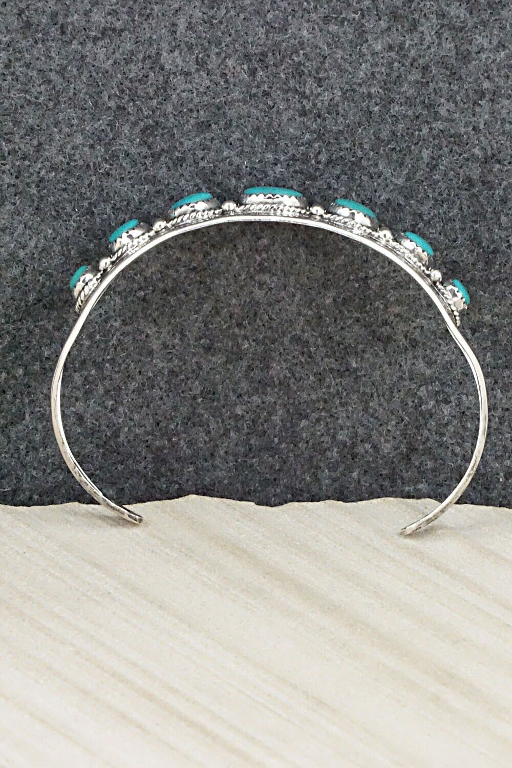 Turquoise & Sterling Silver Bracelet - Roberta Begay