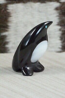 Penguin Zuni Fetish Carving - Calvert Bowannie