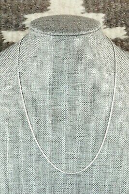 Sterling Silver Chain Necklace - Sterling Silver 18"