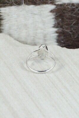 Turquoise and Sterling Silver Ring - Robert Martinez - Size 6
