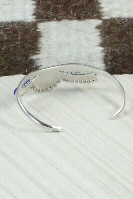 Lapis & Sterling Silver Bracelet - Stewart Nakatewa