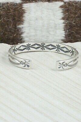 Coral and Sterling Silver Bracelet - Ernest Begay