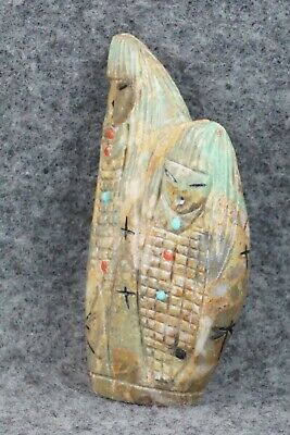 Corn Maiden Zuni Fetish Carving - Sandra Quandelacy