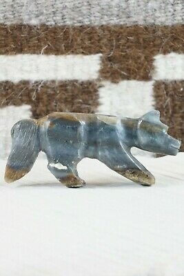 Wolf Zuni Fetish Carving - Kevin Quam - High Lonesome Trading