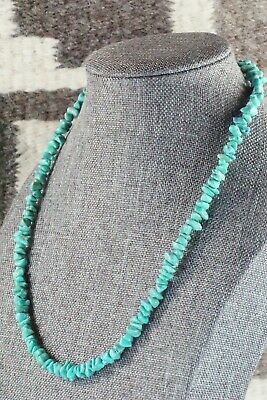 Turquoise & Sterling Silver Necklace - Navajo