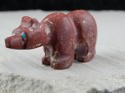 Bear Zuni Fetish Carving- Todd Shebola - High Lonesome Trading