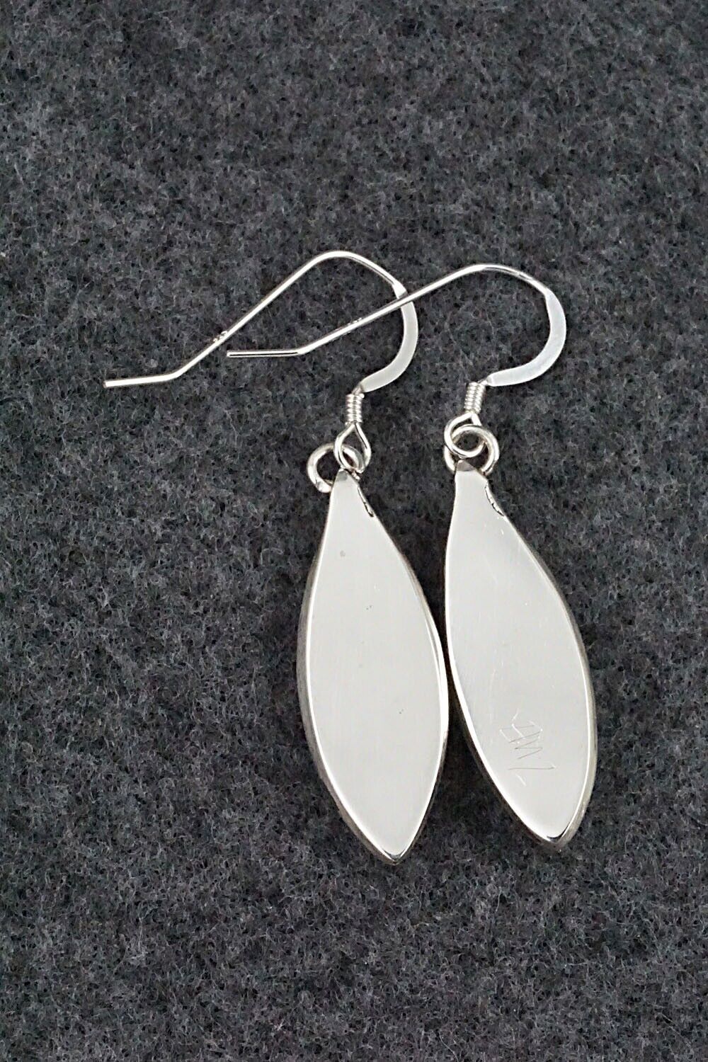 Mother of Pearl & Sterling Silver Earrings - Evelyn Mahkee