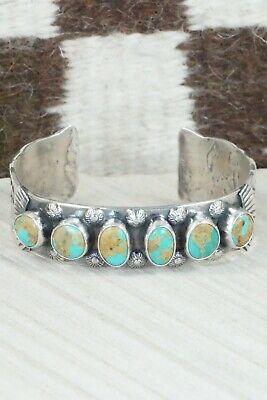 Turquoise & Sterling Silver Bracelet - Garrett Hale - High Lonesome Trading