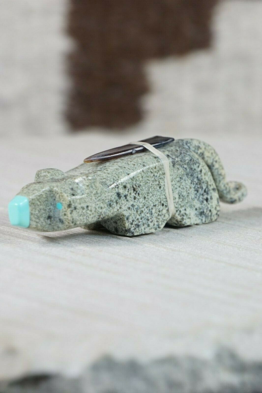 Mountain Lion Zuni Fetish Carving - Gabe Quam - High Lonesome Trading