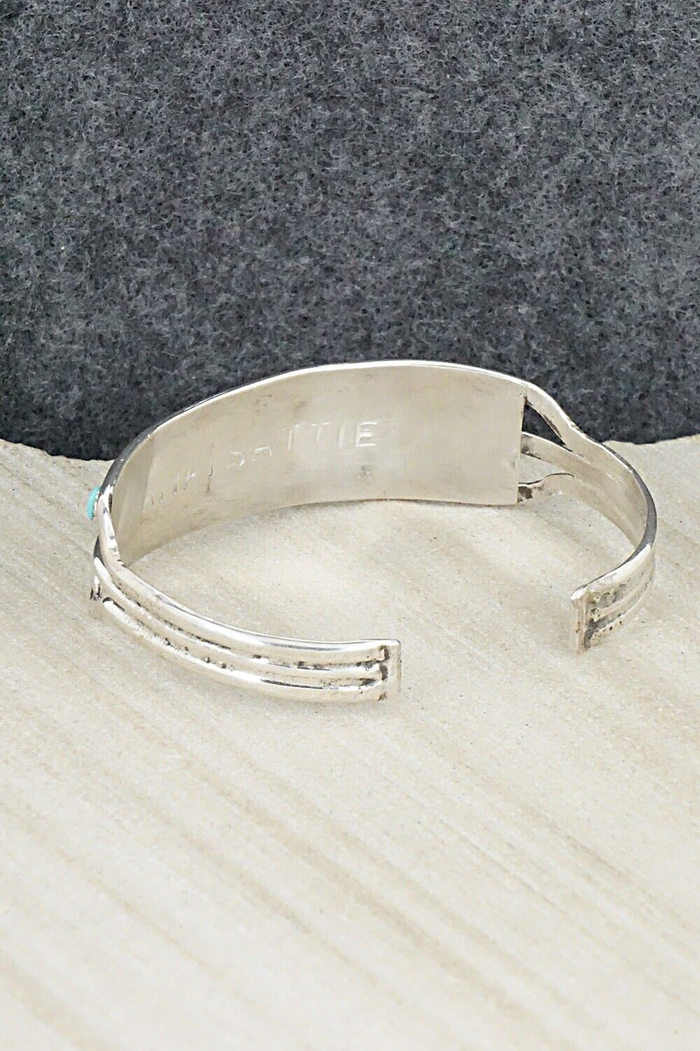 Turquoise & Sterling Silver Bracelet - Ronald Yatsattie