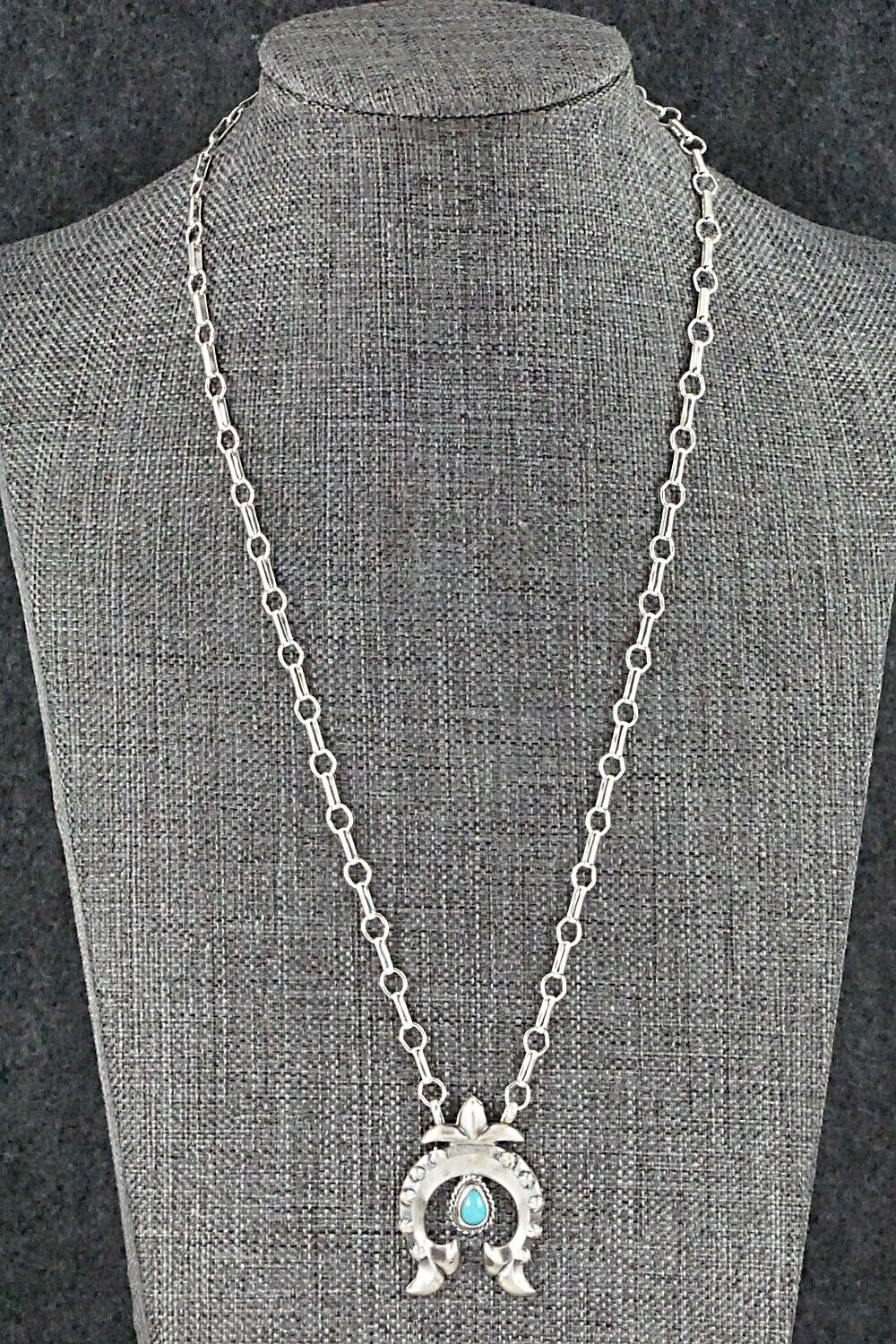 Turquoise & Sterling Silver Necklace - Annie Spencer