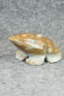 Frog Zuni Fetish Carving - Todd Lowsayatee