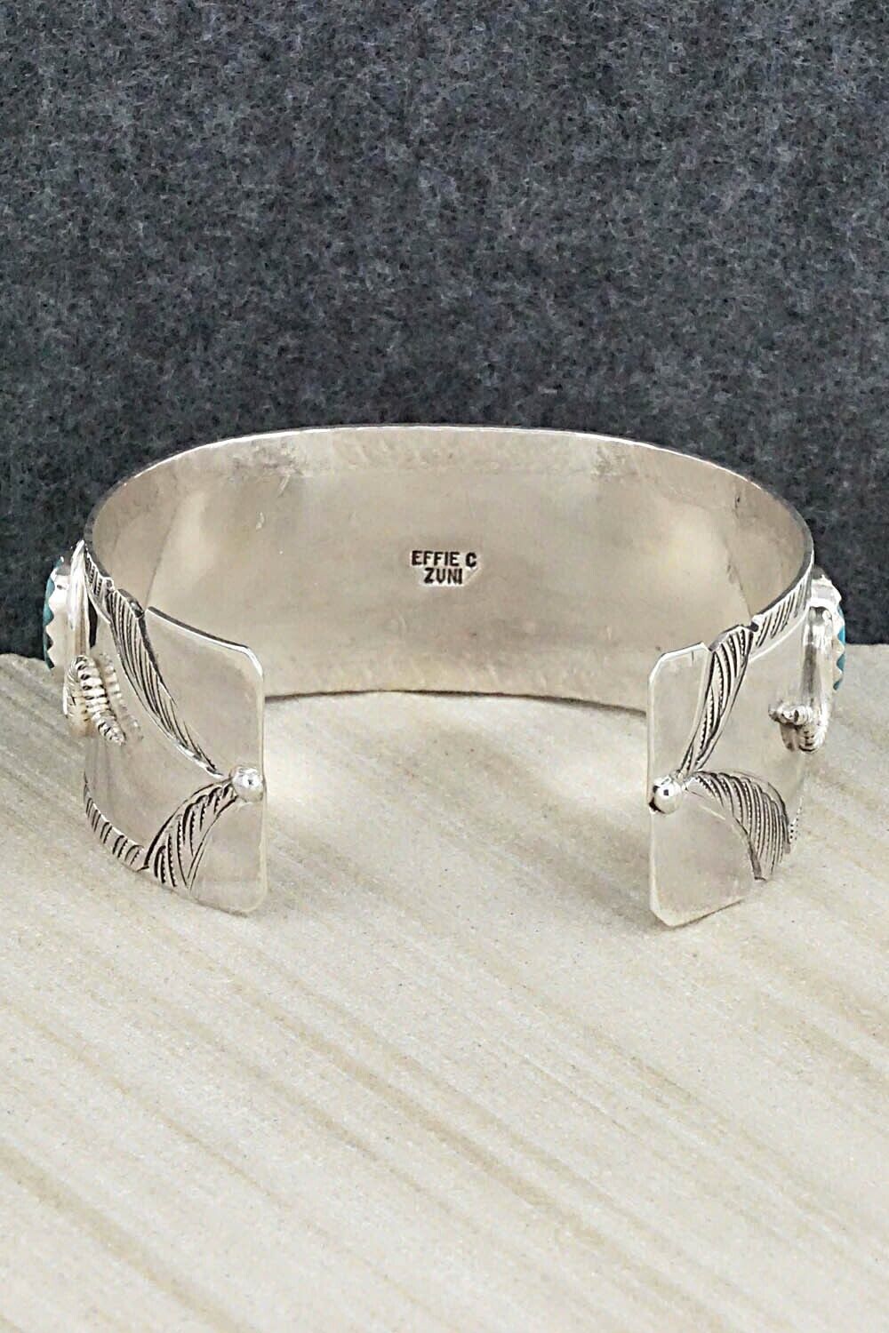 Turquoise, Coral & Sterling Silver Bracelet - Joy Calavaza