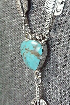 Turquoise & Sterling Silver Necklace - Gilbert Smith