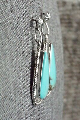 Turquoise & Sterling Silver Earrings - Sharon McCarthy