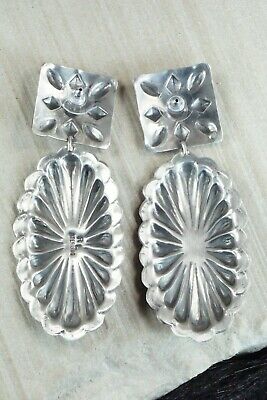 Navajo Sterling Silver Earrings - Rita Lee