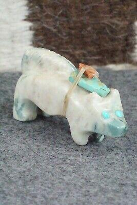 Wolf Zuni Fetish Carving - Taylor Gia - High Lonesome Trading