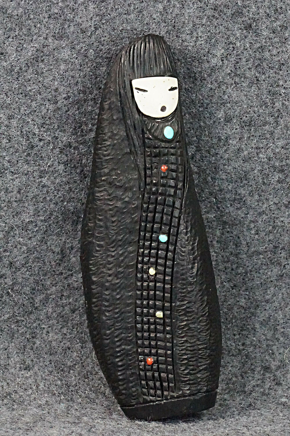 Corn Maiden Zuni Fetish Carving - Sandra Quandelacy