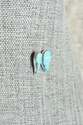 Turquoise & Sterling Silver Earrings - Sara Halusewa