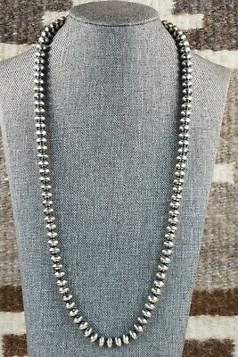 Navajo Sterling Silver Pearl Necklace - Jan Mariano