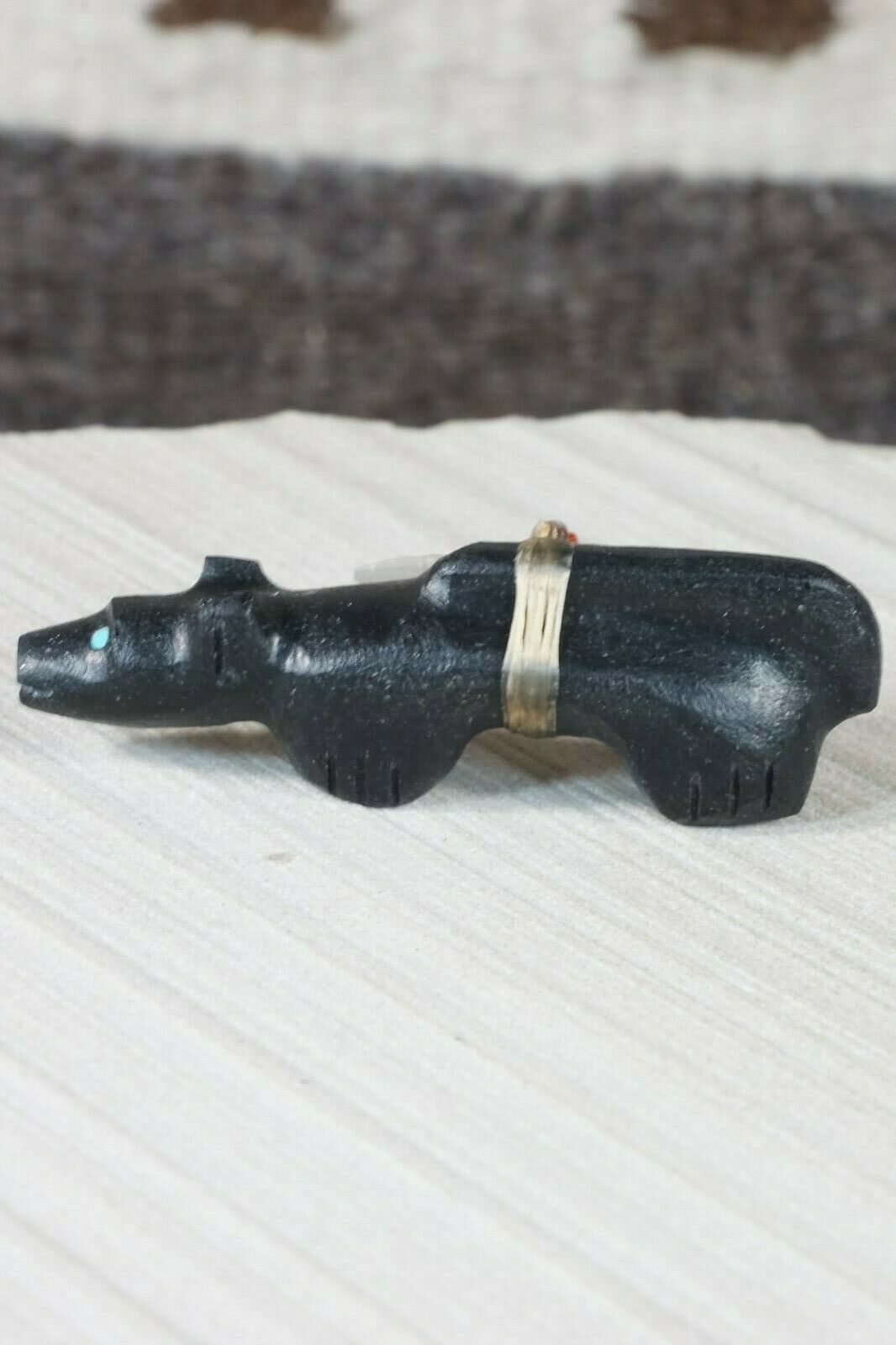 Mountain Lion Zuni Fetish Carving - Peter Gasper - High Lonesome Trading