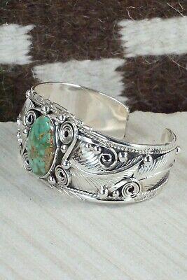 Turquoise & Sterling Silver Bracelet - Davey Morgan - High Lonesome Trading