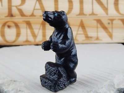 Bear Zuni Fetish Carving - Herbert Him - High Lonesome Trading