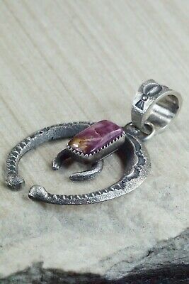 Spiny Oyster and Sterling Silver Pendant - Kevin Billah