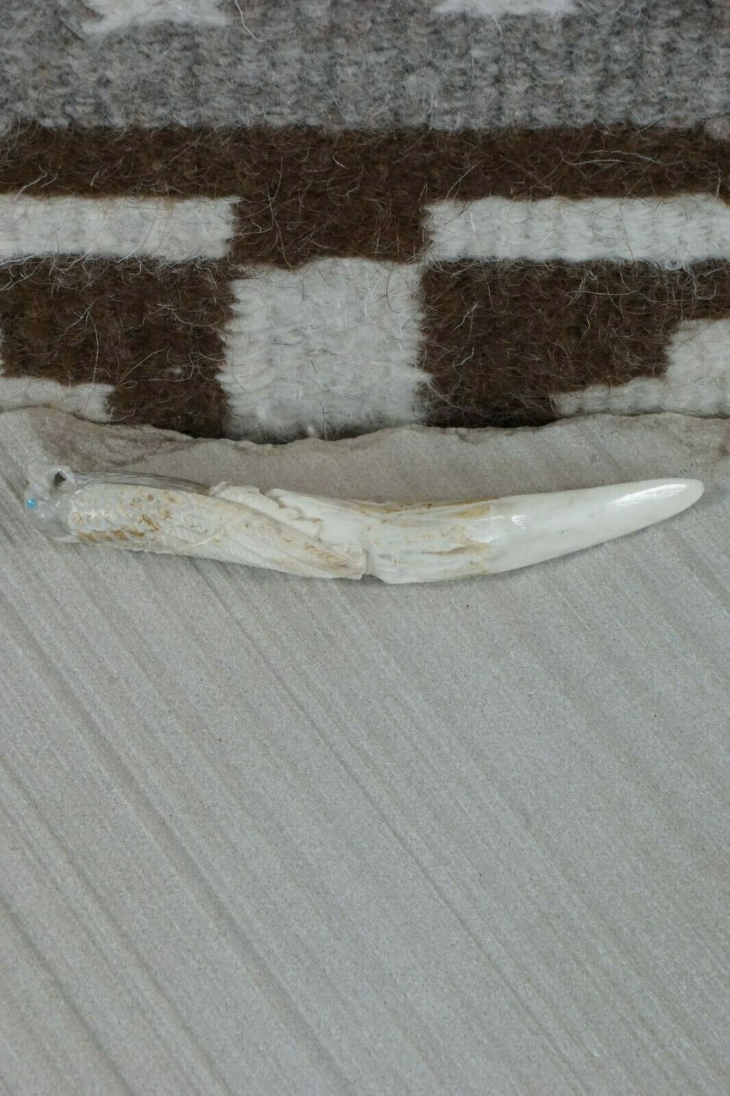 Eagle Zuni Carving - Derrick Kaamasee - High Lonesome Trading