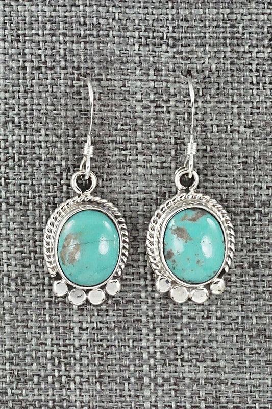 Turquoise and Sterling Silver Earrings - Sharon McCarthy
