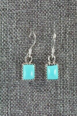 Turquoise & Sterling Silver Earrings - KimMarie Whitehorse