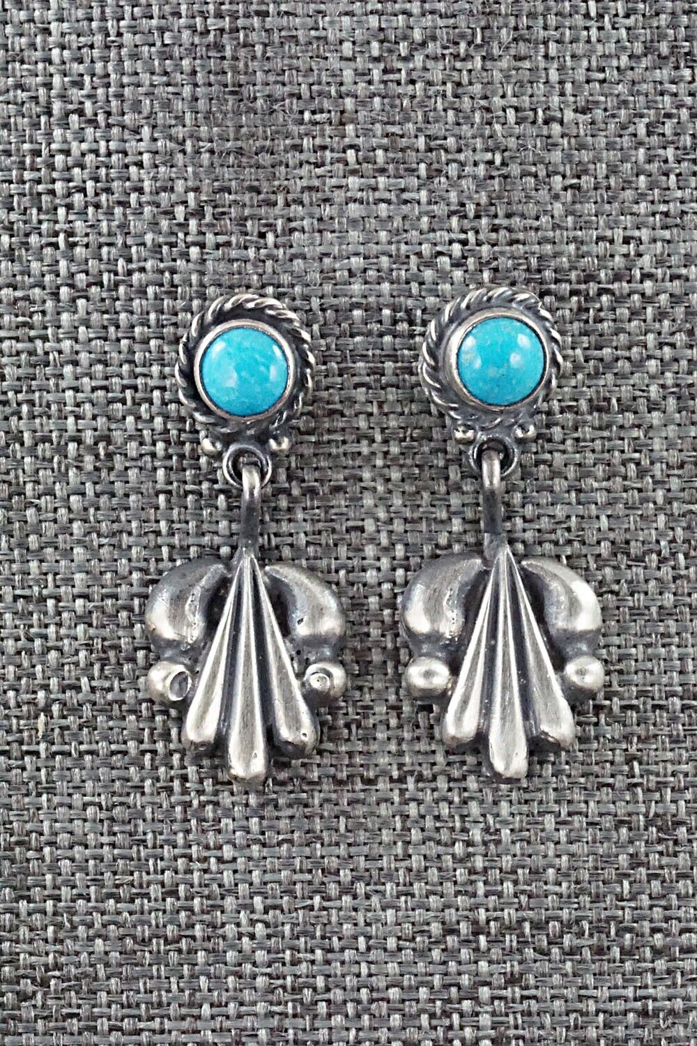 Turquoise & Sterling Silver Earrings - Annie Spencer
