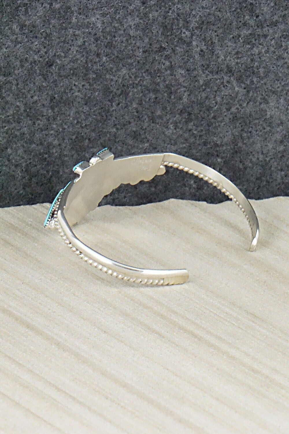 Turquoise & Sterling Silver Bracelet - Carlene Hattie