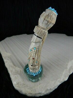 Corn Maiden Zuni Fetish - Carl Etsate - Zuni Maiden Carving - Native American - High Lonesome Trading