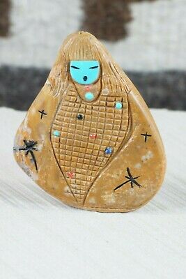 Corn Maiden Zuni Fetish Carving - Sandra Quandelacy - High Lonesome Trading