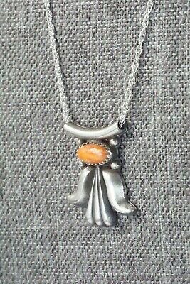 Spiny Oyster & Sterling Silver Necklace - Sharon McCarthy
