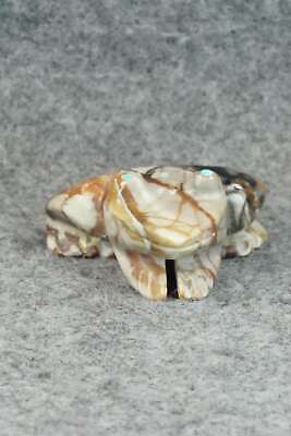 Frog Zuni Fetish Carving - Todd Lowsayatee