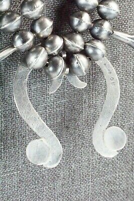 Sterling Silver Squash Blossom and Earrings - Gilbert Martin