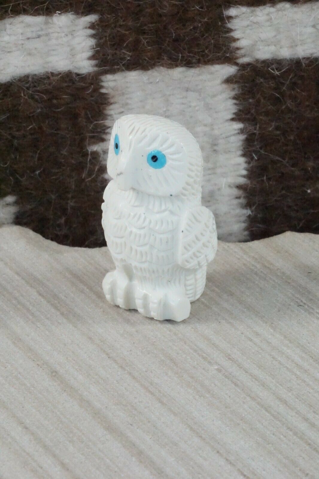 Owl Zuni Fetish Carving - Christine Banteah