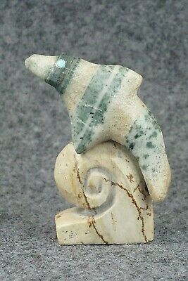 Dolphin Zuni Fetish Carving - Justin Natewa