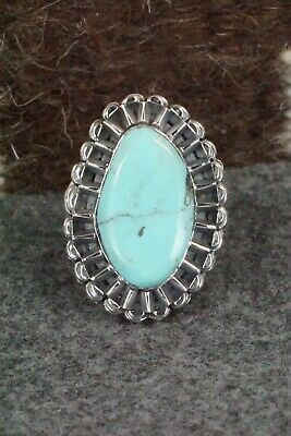 Turquoise & Sterling Silver Ring - Jimson Belin - Size 10