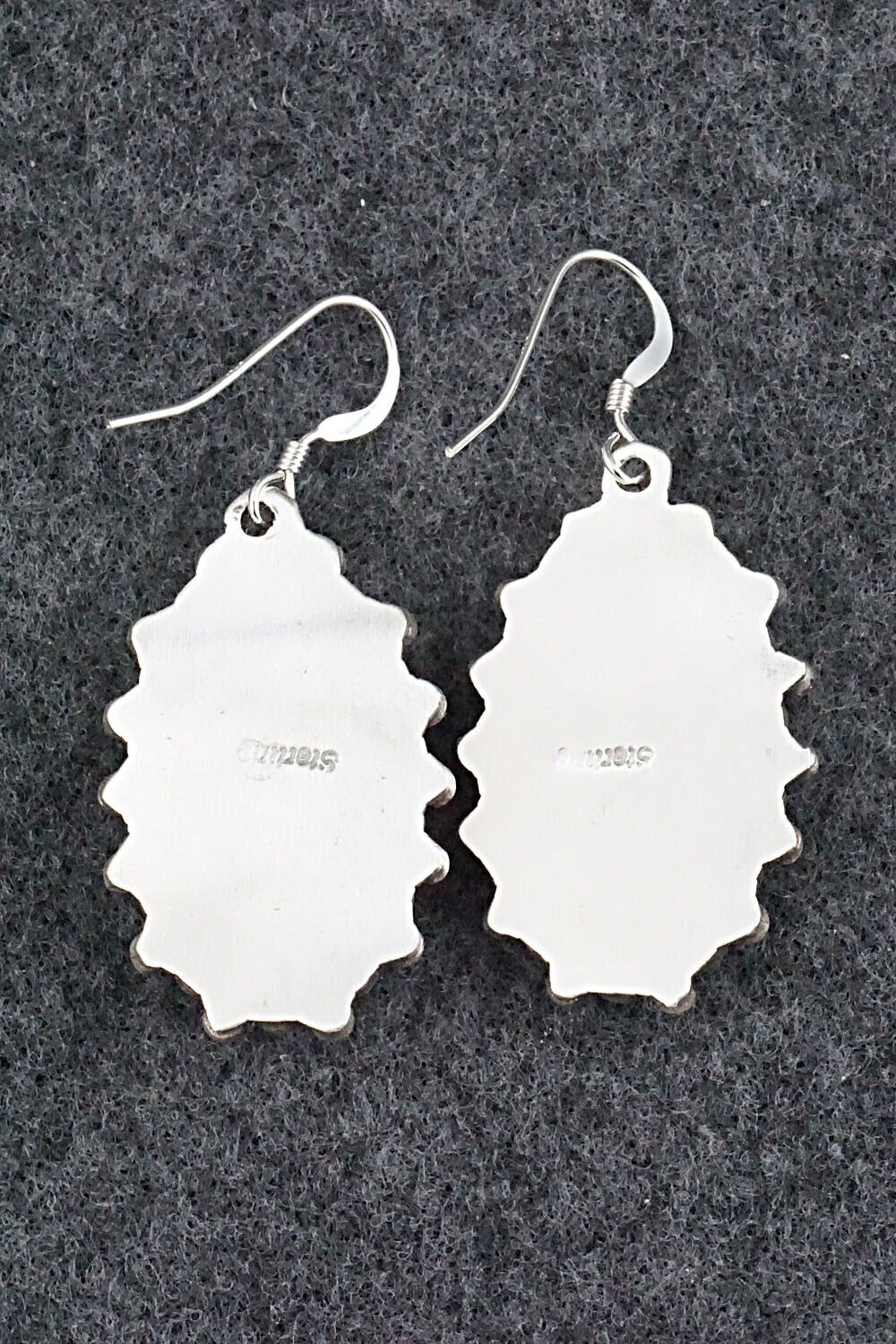 Turquoise & Sterling Silver Earrings - Freida Martinez