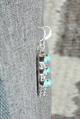 Turquoise & Sterling Silver Earrings - Gary Shorty