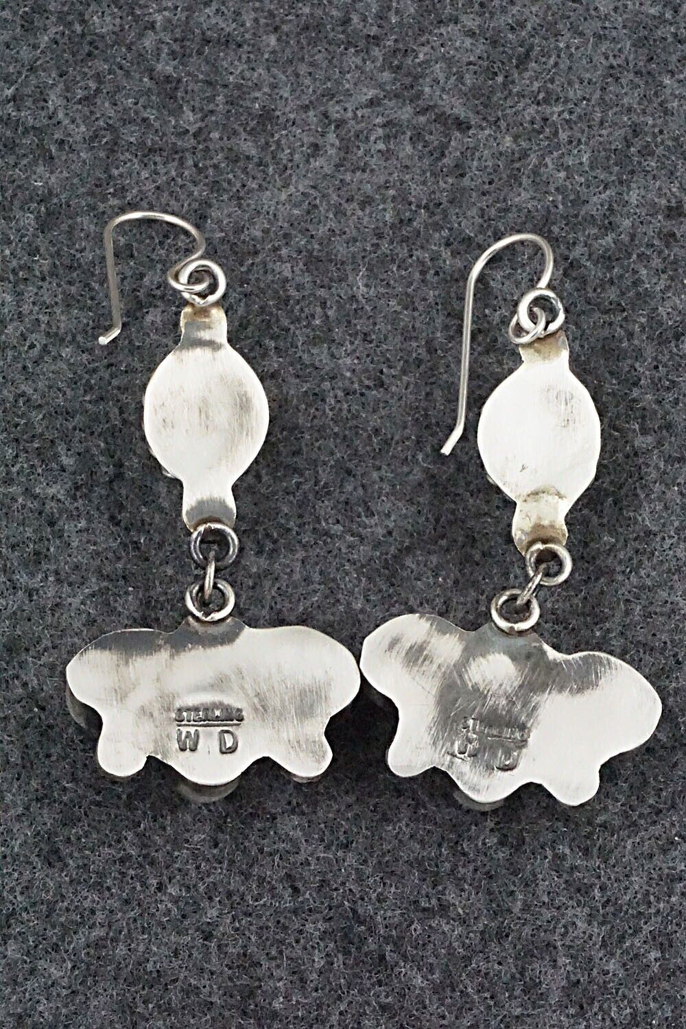 Turquoise & Sterling Silver Earrings - Wilson Dawes