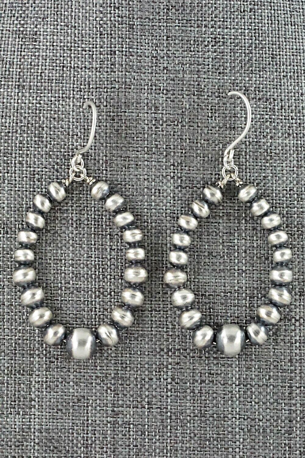 Sterling Silver Navajo Pearl Earrings - Amanda Perry